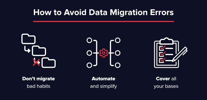 Datenmigration how to avoid data migration errors